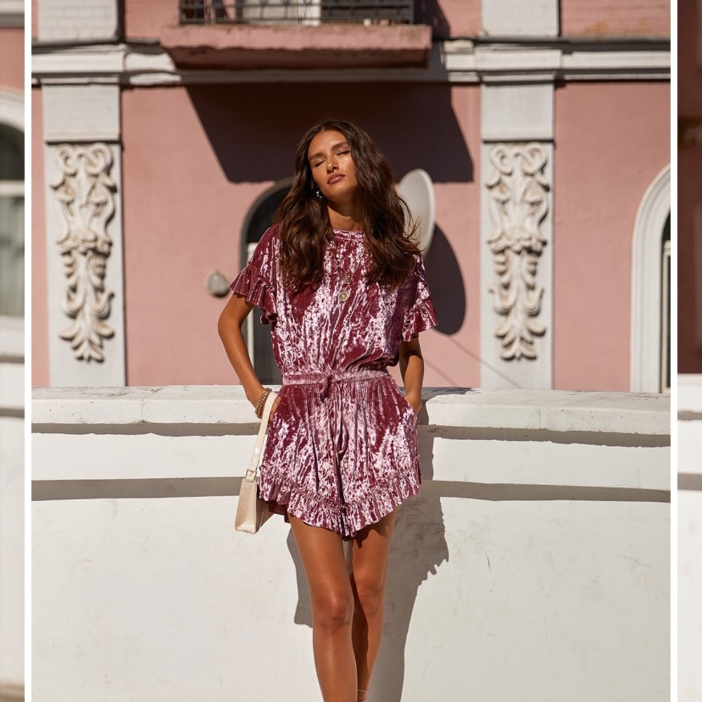 Velvet romper
